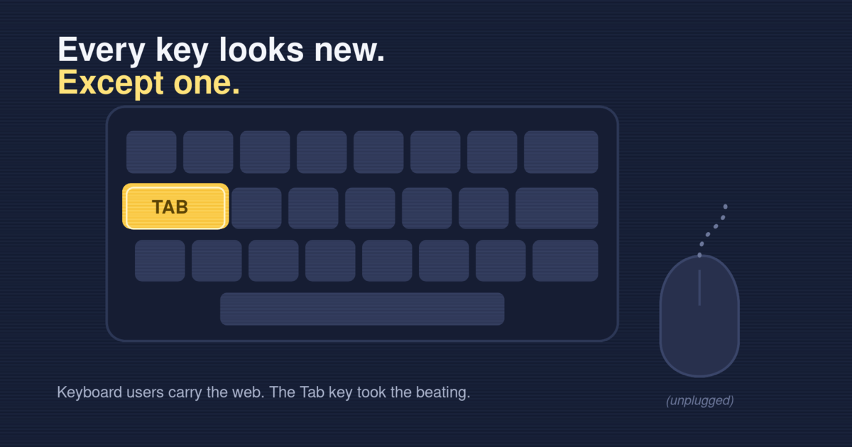Unplug Your Mouse - One Year On, Accessibility Widgets Still Don't Work
