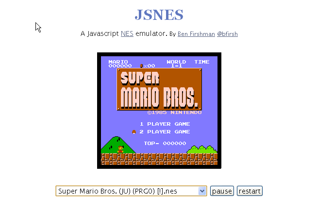 NES on Javascript